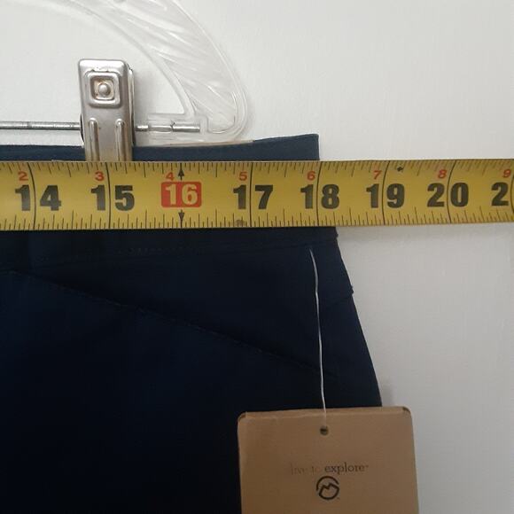 Magellan Pants Womens Size 16 Blue Adventure Gear Willow Creek Stretch Twill EUC - Picture 8 of 10